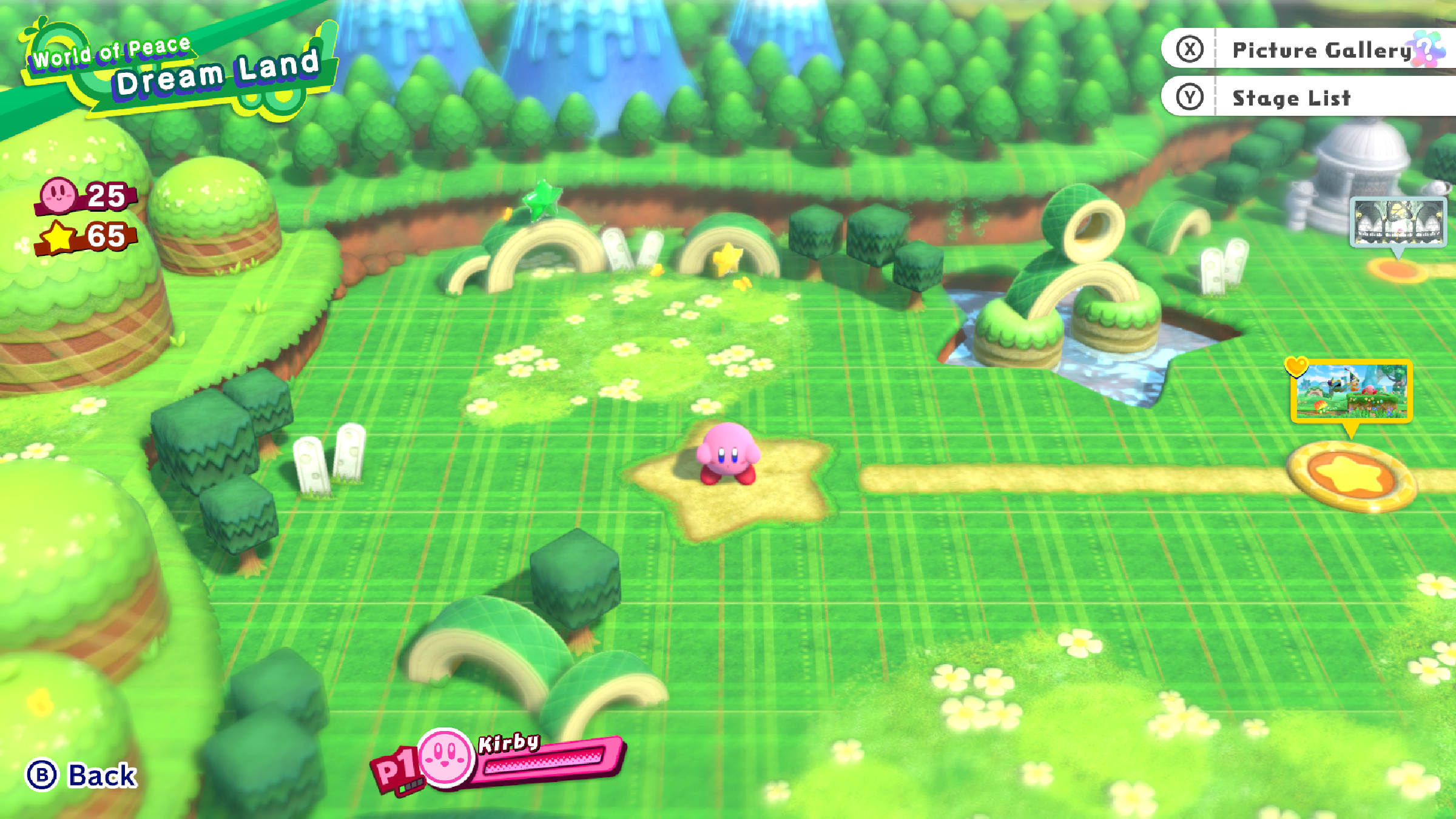 on opengl, kirby and the forgotten land turns green like this in certain  sections of levels. any help? : r/yuzu